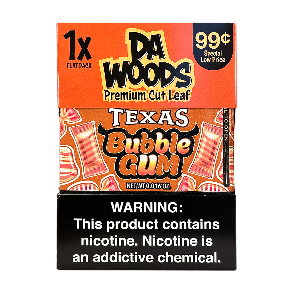 Da Woods Texas Bubble Gum Pre-Cut Leaf
