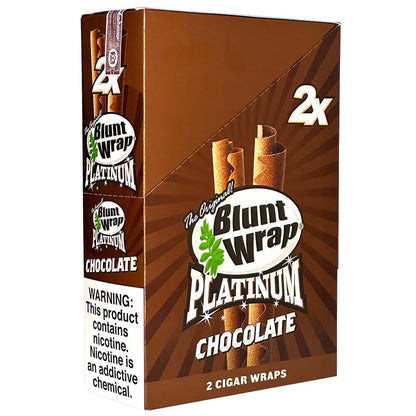 platinum tobacco wraps Blunt Wrap Chocolate Double Platinum Wraps