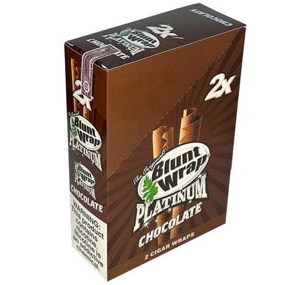 brown sugar tobacco wraps Blunt Wrap Chocolate Double Platinum Wraps