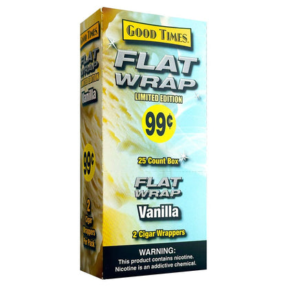 Good Times Vanilla Flat Wraps