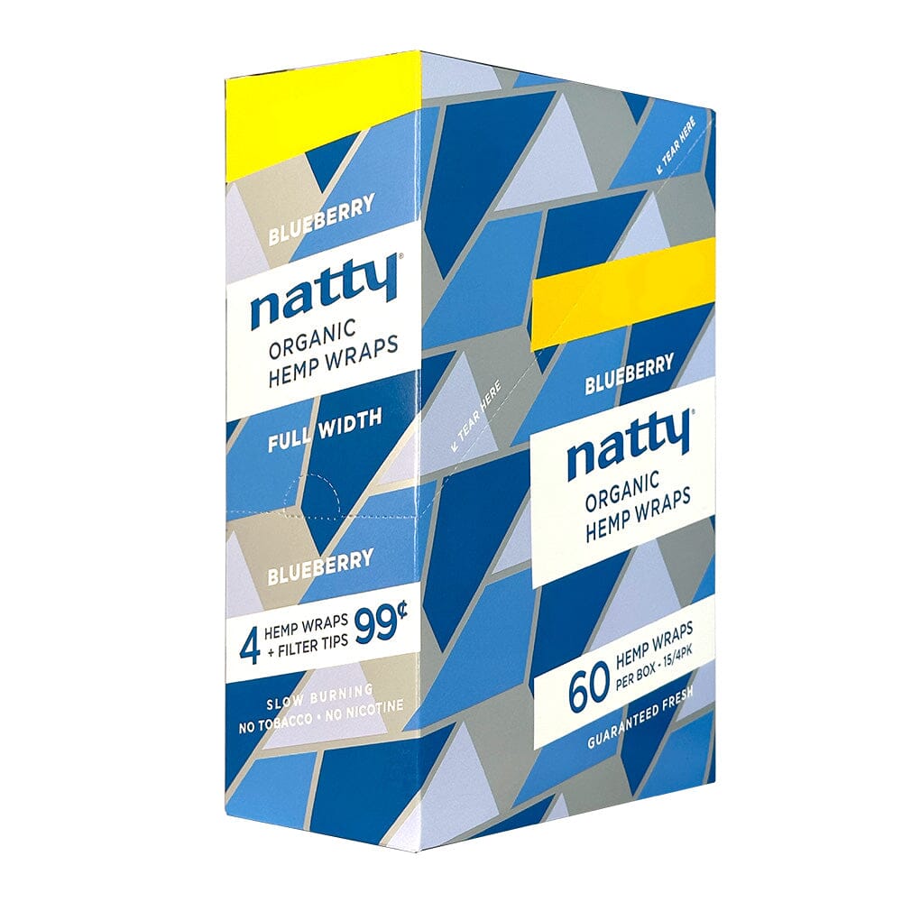 Natty Organic Hemp Blueberry Wraps