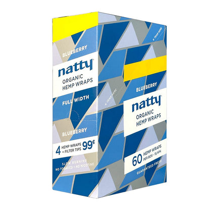 Natty Organic Hemp Blueberry Wraps
