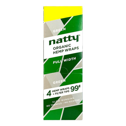 Natty Organic Hemp Green Wraps