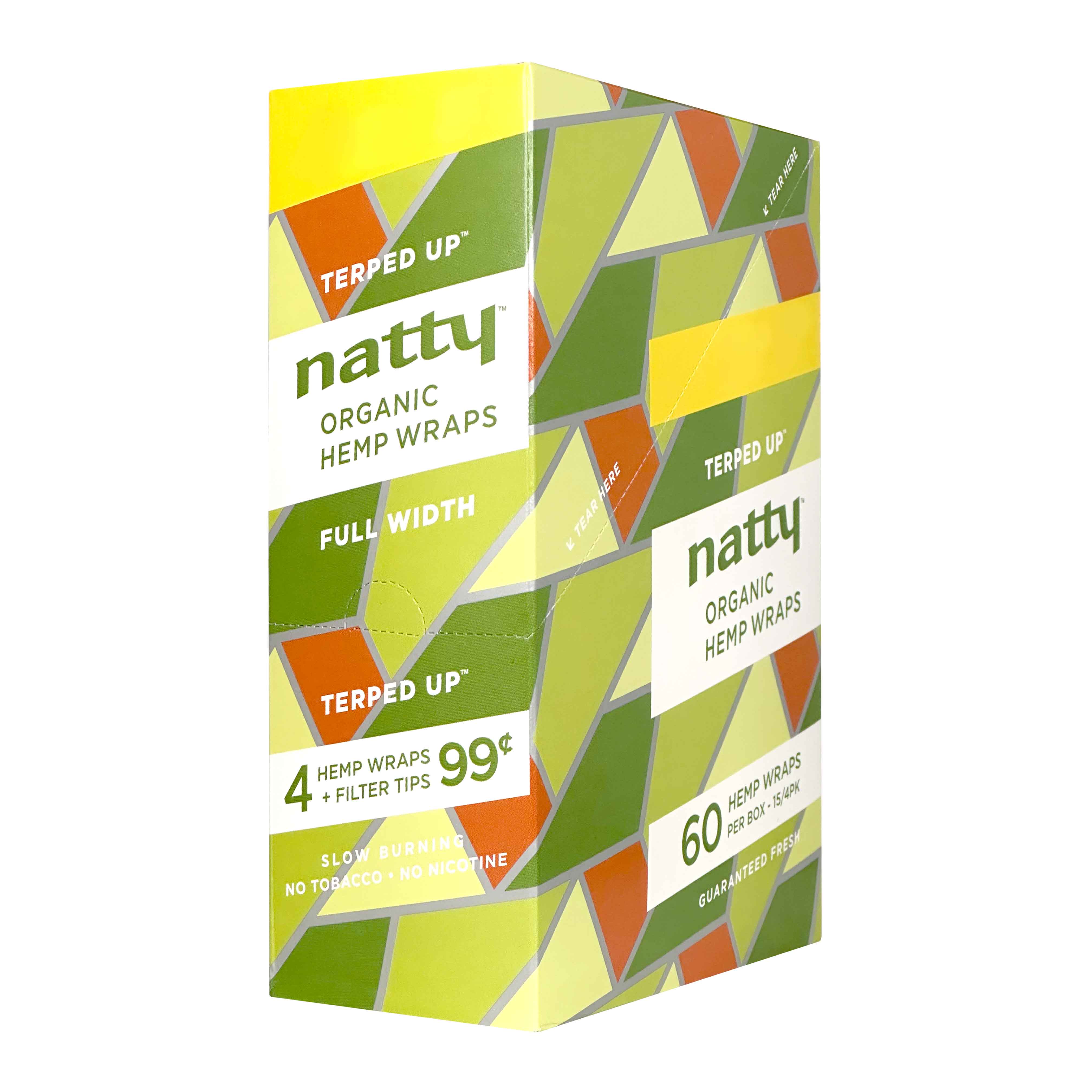 Natty Organic Hemp Terped Up Wraps