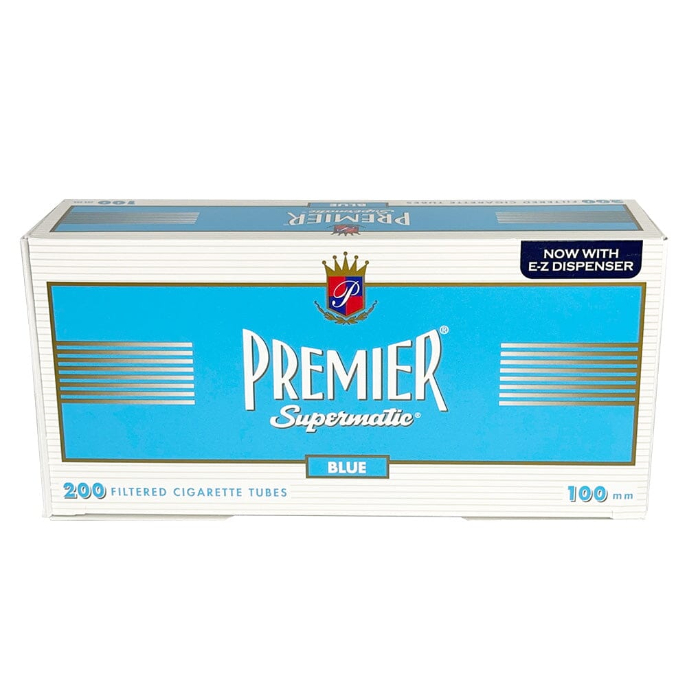 tobacco and tubes Premier Supermatic Light King Size Tubes- 200ct