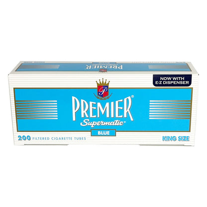 first choice premium tobacco Premier Blue Cigarette Tubes – BnB Tobacco