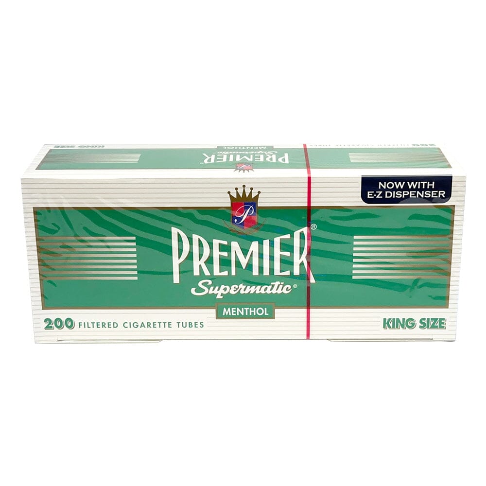 Premier Menthol Cigarette Tubes, Cigar Supplies