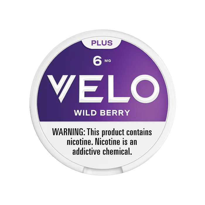Velo Plus Nicotine Pouches Wildberry | Tobacco Free | BnB Tobacco