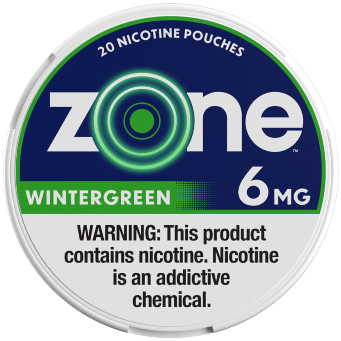 Zone Nicotine Pouches Wintergreen - BnB Tobacco