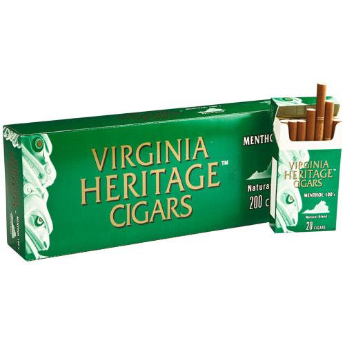 Virginia Heritage Menthol Little Cigars - bnb-tobacco