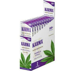 Karma Hemp Wraps Purple Chill 25 Pack 