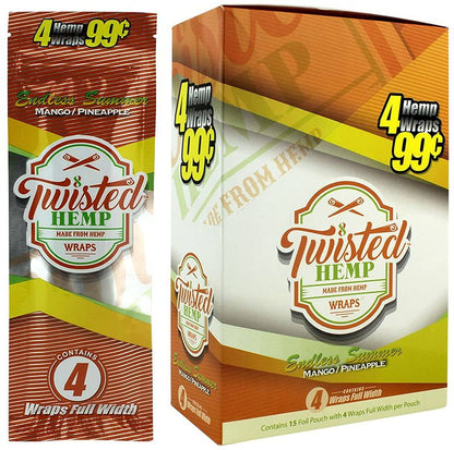 Twisted Hemp Mango Pineapple Wraps - bnb-tobacco