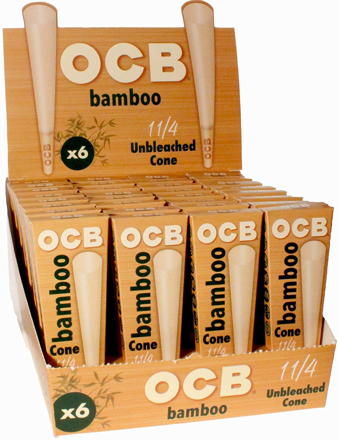 OCB Bamboo 1 1/4 Cones - bnb-tobacco