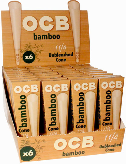 OCB Bamboo 1 1/4 Cones - bnb-tobacco