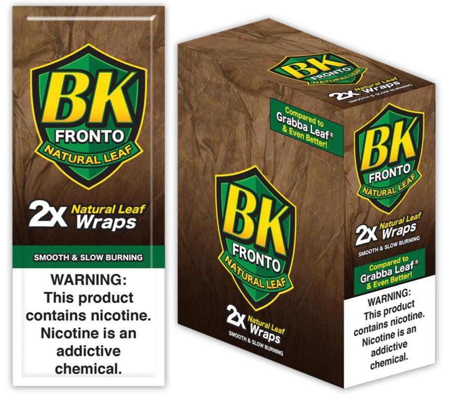 Show BK Fronto Leaf Natural Wraps - bnb-tobacco