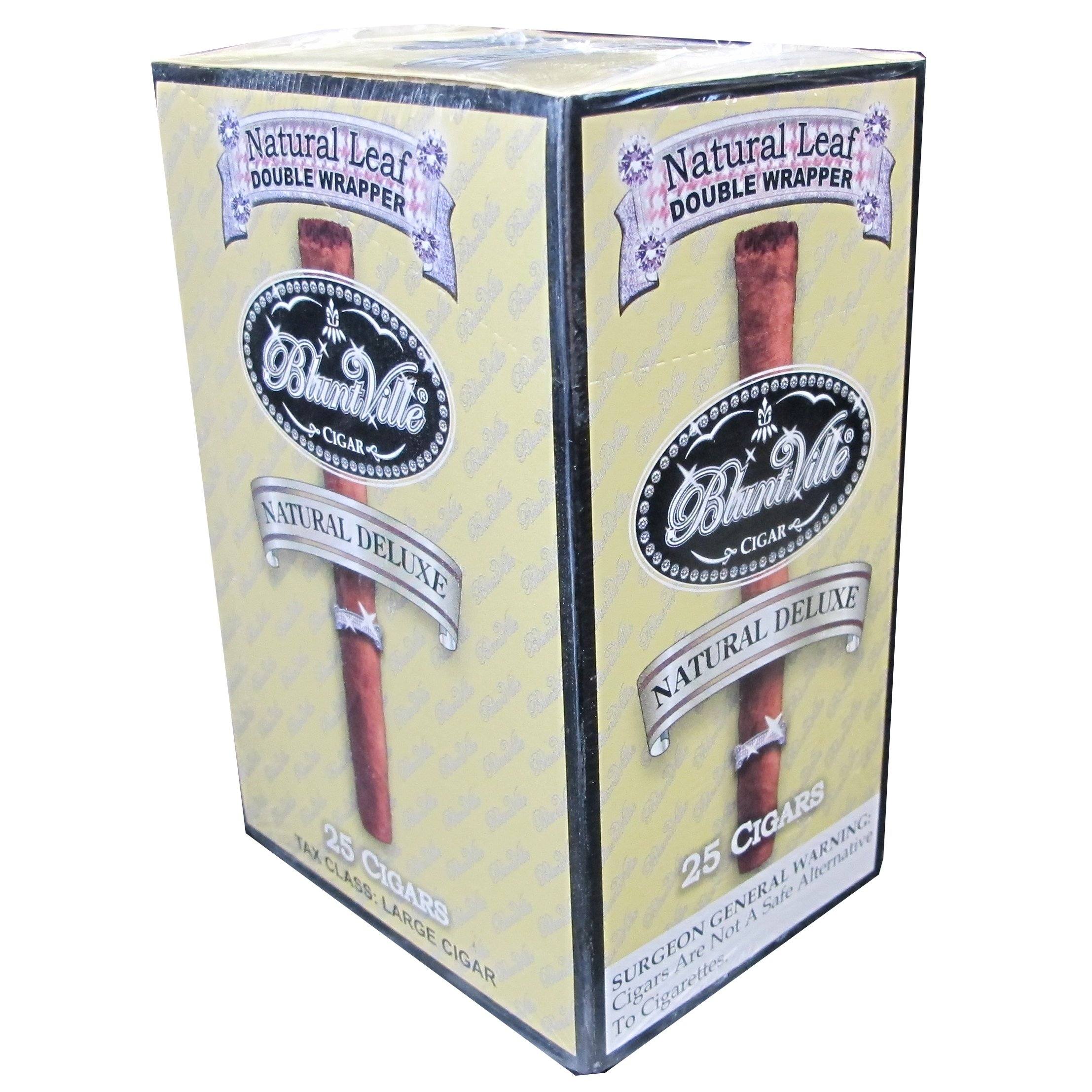 Bluntville Natural Double Wrapped Cigars - bnb-tobacco