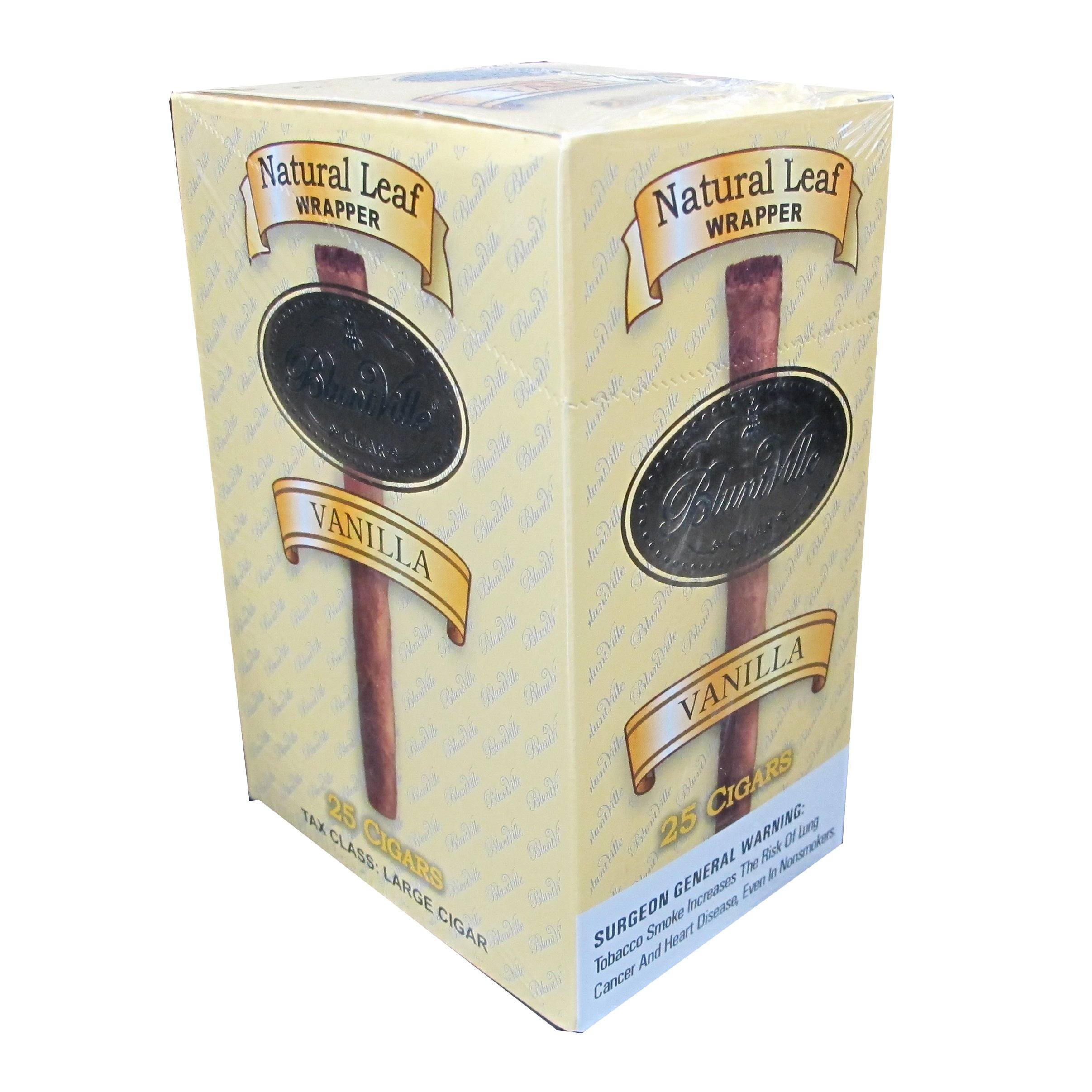 vanilla chewing tobacco Shop BluntVille Vanilla Double Wrapped Cigars