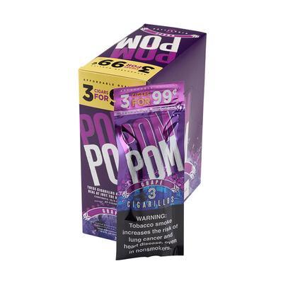 Swisher Sweets Pom Pom Cigarillos Grape 3x15 (45ct) - bnb-tobacco