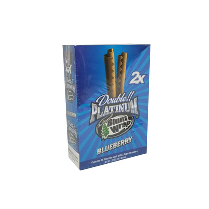 Blunt Wrap Blueberry Burst Double Platinum Wraps - bnb-tobacco