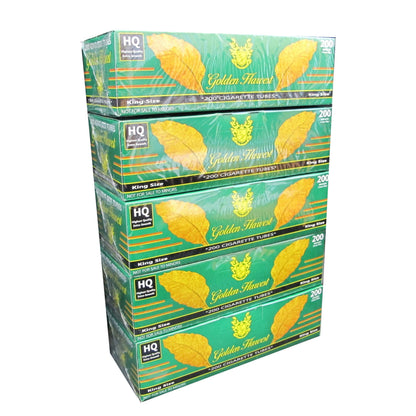 Golden Harvest Green (Menthol) Cigarette Tubes - bnb-tobacco