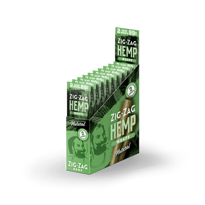 Zig Zag Natural Hemp Wraps - bnb-tobacco