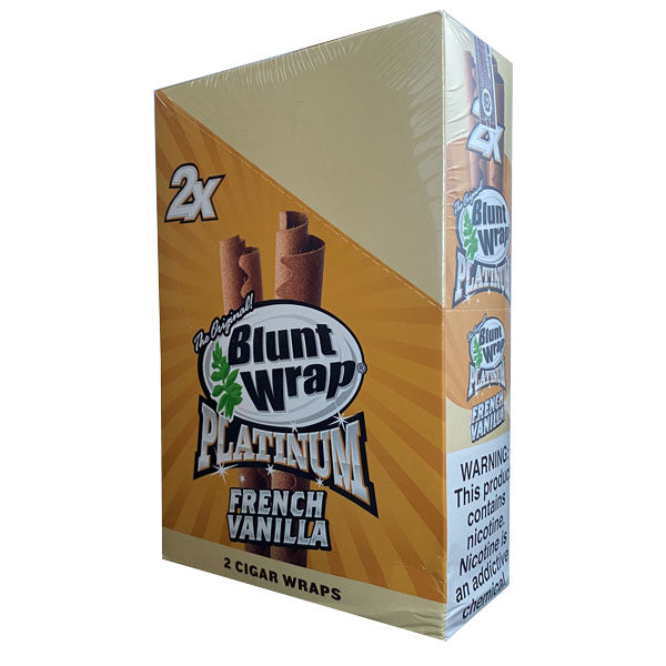 Blunt Wrap French Vanilla Double Platinum Wraps