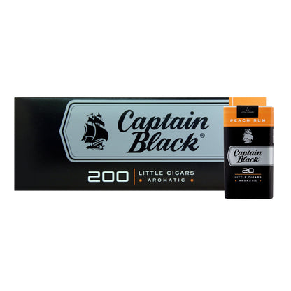 Captain Black Peach Rum Little Cigars - bnb-tobacco