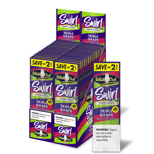White Owl Swirl Triple Grape Cigarillos