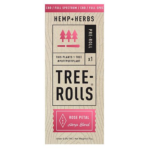 Tree-rolls CBD Pre-roll Rose Petal, CBD Smokes